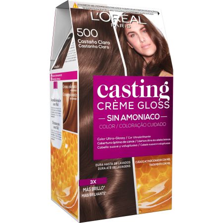 L'Oreal Casting Crème Gloss Tinte sin amoniaco ofrece una cobertura óptima de las canas