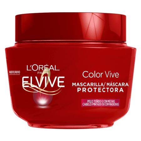 Elvive Color Vive Mascarilla Protectora Mascarilla protectora nutritiva y fijadora del color cabello teñido o con mechas 300 ml