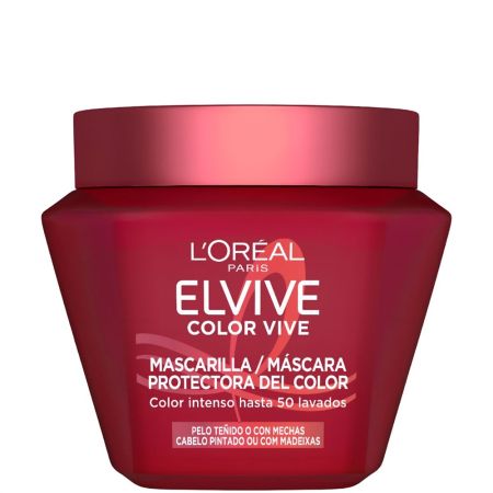 Elvive Color Vive Mascarilla Protectora Del Color Mascarilla capilar protectora nutritiva y fijadora del color para cabello teñido o con mechas 310 ml
