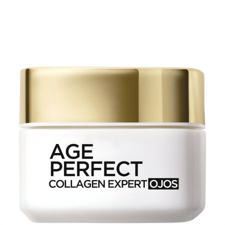 L'Oreal Age Perfect Colágeno Expert Crema Reafirmante Spf 30 Contorno de ojos antidescolgamiento y antiflacidez con colágeno para una piel más firme en un solo uso 15 ml