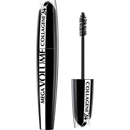 L'Oreal Mega Volume Collagene 24 Máscara de pestañas para volumen impacto e intensidad con colágeno