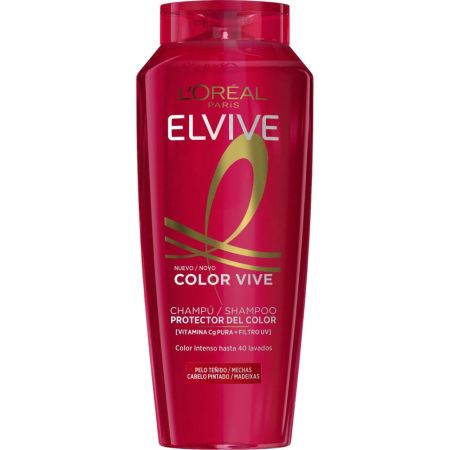 Elvive Color Vive Champú Protector Champú protector nutritivo y fijador del color para cabello teñido o con mechas