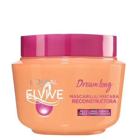 Elvive Dream Long Mascarilla Reconstructora Mascarilla protege de roturas y puntas abiertas ofreciendo brillo para cabello dañado 310 ml