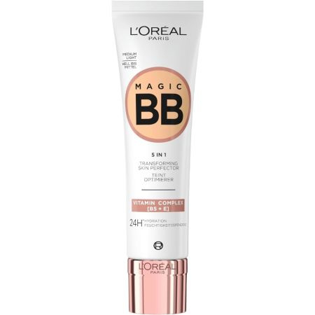 L'Oreal Magic Bb 5 In 1 Crema hidratante con color de cobertura ultraligera protege hidrata ilumina unifica y suaviza el tono