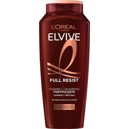 Elvive Full Resist Champú Fortificante Champú fortificante protege y refuerza hasta las puntas para cabello revitalizado y resistente