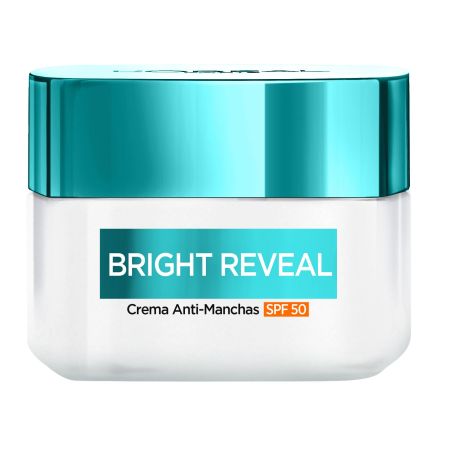 L'Oreal Bright Reveal Crema Anti-Manchas Spf 50 Crema de día antimanchas rellenadora con niacinamida para una hidratación intensa 50 ml
