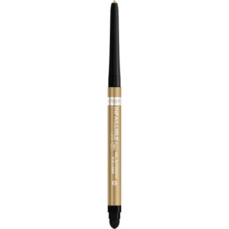 L'Oreal Infaillible Grip Gel Automatic Eyeliner Delineador de ojos automático con esponja para trazos intensos hasta 36 horas