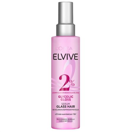 Elvive Glycolic Gloss Sérum Rellenador Sérum rellena la fibra capilar de hidratación para cabello deshidratado 150 ml