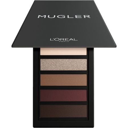 L'Oreal Mugler Spectrum Eyeshadow Palette Paleta sombras de ojos crea una amplia variedad de looks ofreciendo color intenso de larga duración 5 tonos