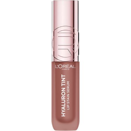 L'Oreal Hyaluron Tint Lip Stain Serum Tinte para labios y mejillas hidrata como un sérum ofreciendo un color natural hasta 12 horas de duración