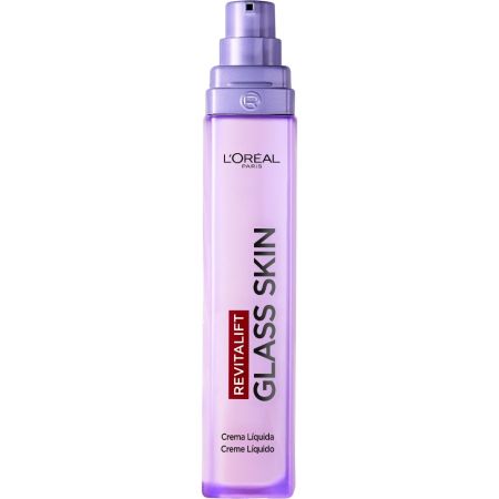 L'Oreal Revitalift Filler Glass Skin Crema Líquida Crema de día y noche piel hidratada radiante y sin líneas de expresión 50 ml