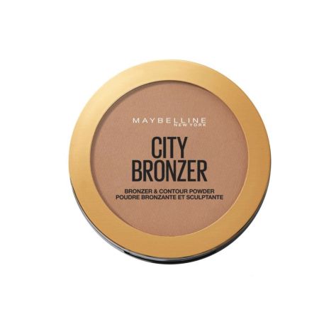 Maybelline City Bronzer Bronzer & Contour Powder Polvos compactos bronceadores para un bronceado ligero y natural acabado mate