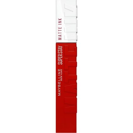 Maybelline Super Stay Matte Ink Barra de labios líquida con pigmentos de color ultrasaturado ofrece cobertura total y acabado mate hasta 16 horas
