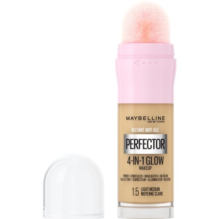 Maybelline Perfector Glow 4-In-1 Maquillaje perfeccionador define e ilumina con acabado natural