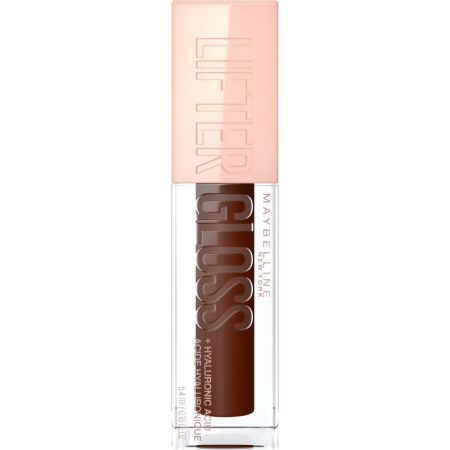 Maybelline Lifter Gloss Brillo de labios hidrata y rellena sin retoques con ácido hialurónico para acabado más relleno y jugoso