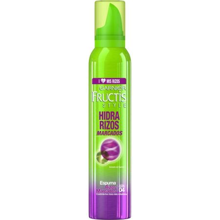 Fructis Hidra Rizos Marcados Espuma Nº4 Espuma capilar para unos rizos fuertes definidos y llenos de vida para cabello rizado 200 ml