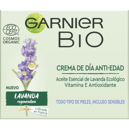 Garnier Bio Crema De Día Anti-Edad Crema de día antiedad regeneradora de lavanda 50 ml
