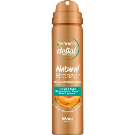 Delial Natural Bronzer Bruma Aurobronceadora Autobronceador facial hidrata y nutre para bronceado sin marcas natural y uniforme 75 ml