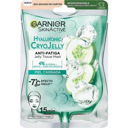 Garnier Skin Active Hyaluronic Cryojelly Anti-Fatiga Mask Mascarilla efecto refrescante para minimizar los signos de cansancio