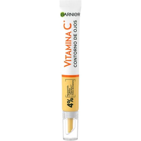 Garnier Vitamina C Contorno De Ojos Contorno de ojos iluminador reduce los 6 signos de fatiga piel más firme y suave 15 ml
