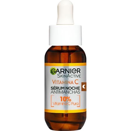 Garnier Skin Active Vitamina C Sérum Noche Antimanchas Sérum de noche antimanchas aumenta la luminosidad y reduce líneas finas 30 ml