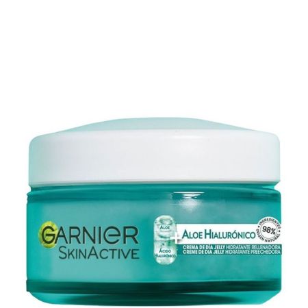 Garnier Skin Active Aloe Hialurónico Crema De Día Jelly Crema de día hidratante rellenadora 48 horas con aloe vera y ácido hialurónico 50 ml