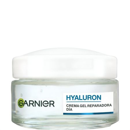 Garnier Hyaluron Crema Gel Reparadora Día Crema facial de día hidratante rellenadora 48 horas con aloe vera y ácido hialurónico 50 ml