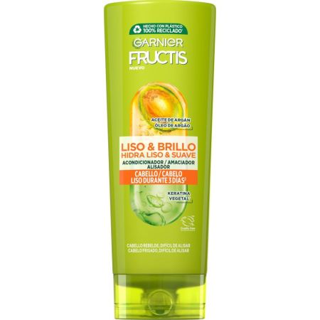 Fructis Liso & Brillo Acondicionador Alisador Acondicionador alisador protector y fortificante para cabello rebelde