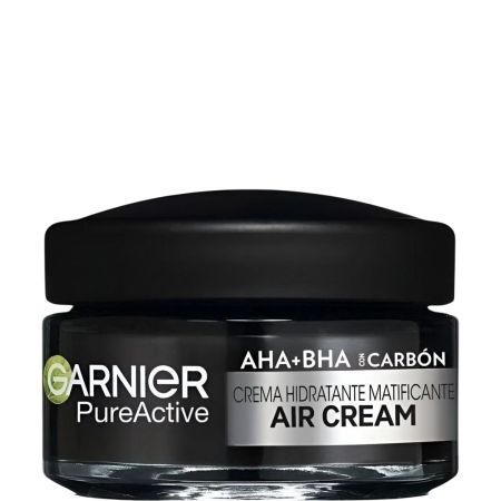 Garnier Pure Active Aha+Bha Carbón Crema Hidratante Matificante Crema hidratante matificante reduce imperfecciones pieles tendencia acnéica 50 ml