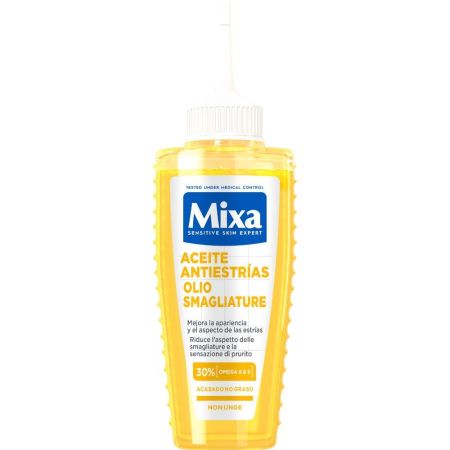 Mixa Aceite Antiestrías Aceite antiestrías hidrata calma y mejora apariencia y aspecto de las estrías reduciendo un 33% el color 100 ml
