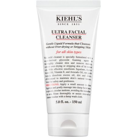 Kiehl'S Ultra Facial Cleanser Gel limpiador espumoso elimina suciedad e impurezas sin resecar manteniendo el equilibrio natural de la piel