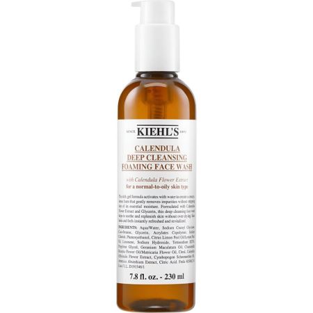 Kiehl'S Calendula Deep Cleansing Foaming Face Wash Gel limpiador facial regenerador y calmante