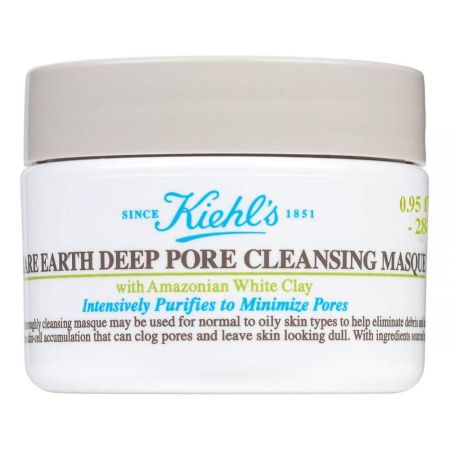 Kiehl'S Rare Earth Deep Pore Cleansing Masque Mascarilla facial para cerrar poros y purificar la piel