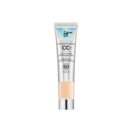 It Cosmetics Cc Color Correcting Full Coverage Cream Spf 50 Base de maquillaje con color cobertura total y acabado y tono unifome
