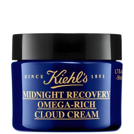 Kiehl'S Midnight Recovery Omega-Rich Cloud Cream Crema facial de noche ayuda a rellenar visiblemente y reponer la barrera lipídica protectora 50 ml
