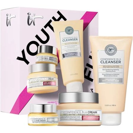 It Cosmetics Confidence Estuche Tratamiento facial antiedad y limpiador consigue una dosis extra de confianza en tí mismo