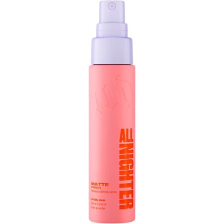 Urban Decay All Nighter Matte Finish Makeup Setting Spray Spray fijador de maquillaje resistente al agua ofrece un acabado mate y ligero hasta 24 horas