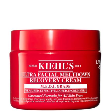 Kiehl'S Ultra Facial Meltdown Recovery Cream Crema facial hidratante reparadora fortalece la barrera reduciendo enrojecimiento y sequedad para una piel calmada