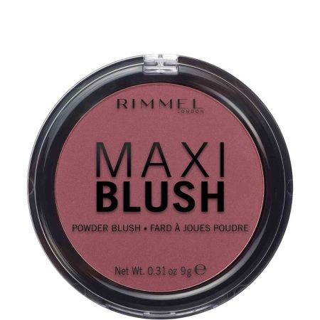 Rimmel London Maxi Blush Powder Blush Colorete ultrapigmentado de textura ultraligera y suave para looks suaves y vibrantes de larga duración