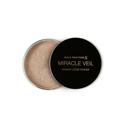 Max Factor Miracle Veil Radiant Loose Powder Polvos sueltos traslúcidos controlan brillos y aportan un toque de luz al maquillaje