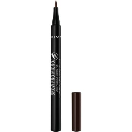 Rimmel London Brow Pro Micro Precision Stroken-Pen Perfilador de cejas resistente al agua de gran precisión para acabado natural y perfecto