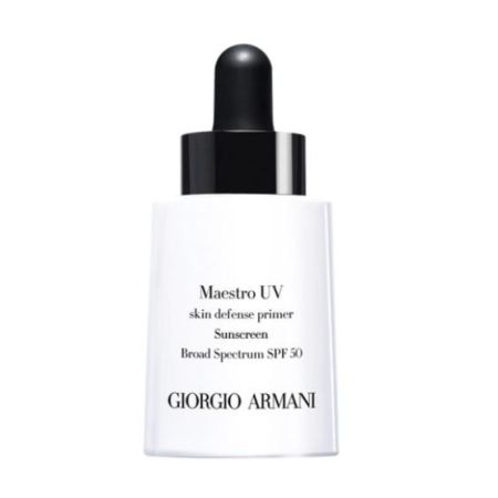 Armani Maestro Uv Skin Defense Primer Sunscreen Spf 50 Prebase de maquillaje protege de los efectos perjudiciales del sol