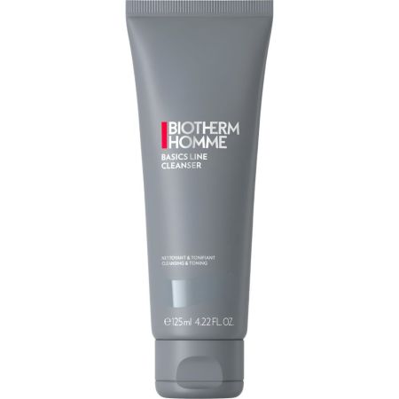 Biotherm Homme Basics Line Cleanser Gel facial limpiador espumoso antiimpurezas ofrece piel limpia y sensación fresca 100 ml