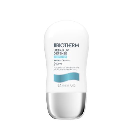 Biotherm Urban Uv Defense Hydratation Spf 50+ /Pa++++ Protector solar facial no graso de rápida absorción piel suave hidratada y fortalecida 30 ml