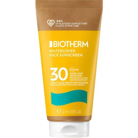 Biotherm Waterlover Face Sunscreen Spf 30 Protector solar antiedad previene y protege arrugas y manchas 50 ml