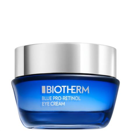 Biotherm Blue Pro-Retinol Eye Cream Contorno de ojos antiarrugas y antifatiga de rápida absorción piel más joven 15 ml