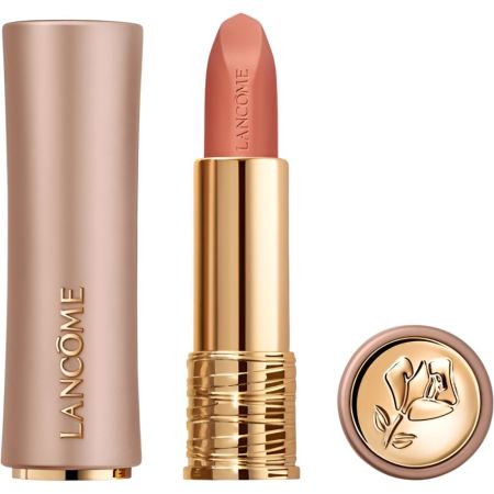 Lancôme L'Absolu Rouge Intimatte Barra de labios mate suave envuelve tus labios en un velo aterciopelado de color intenso y duradero