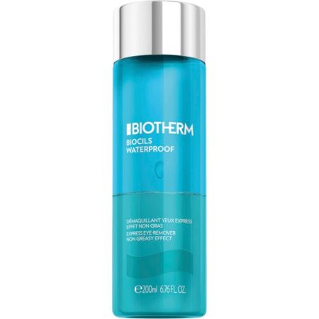 Biotherm Biocils Waterproof Démaquillant Yeux Desmaquillante de ojos bifásico de textura no grasa disuelve rápidamente el maquillaje con biotech plankton 200 ml