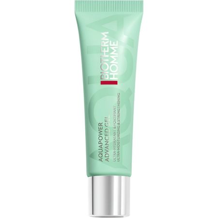 Biotherm Homme Aquapower Advanced Gel Gel facial de rápida absorción hidrata refuerza la barrera cutánea y estabiliza la piel
