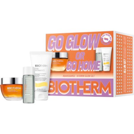 Biotherm Aquasource Vitamin Glow Gel Estuche Crema de textura ligera y rápida absorción ilumina la piel reduciendo imperfecciones en solo dos semanas 50 ml